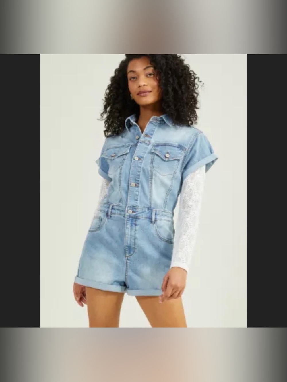 Altar'd State Denim Jumpsuit 💙